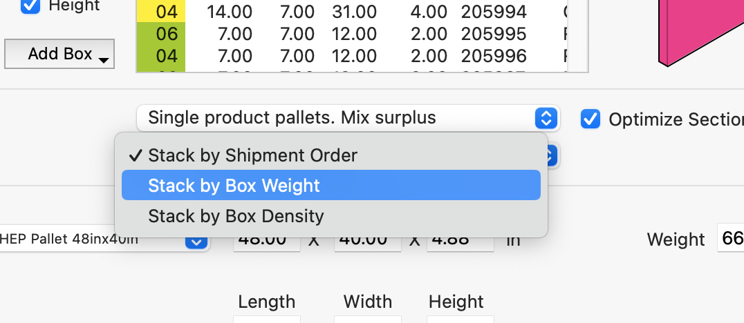 Optimized Pallet