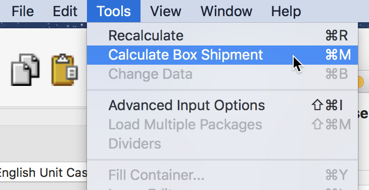 Tools - Calculate Box Shipment