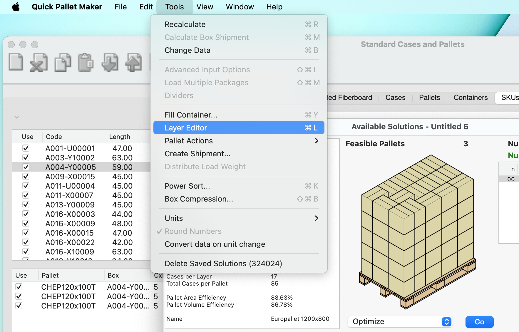 tools - layer editor command