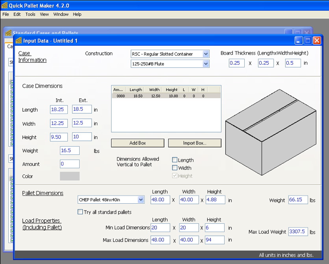 Koona Software - Quick Pallet Maker Examples